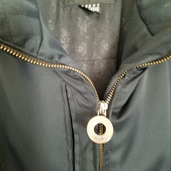 NILS womans size 12 ski Jacket with removable trimmed hood EUC - Picture 3 of 6